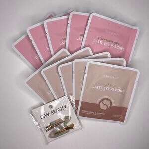 ESW Beauty — Set of 10 Eye Masks + Hair Clips K-Beauty Korean Vegan Skincare NEW